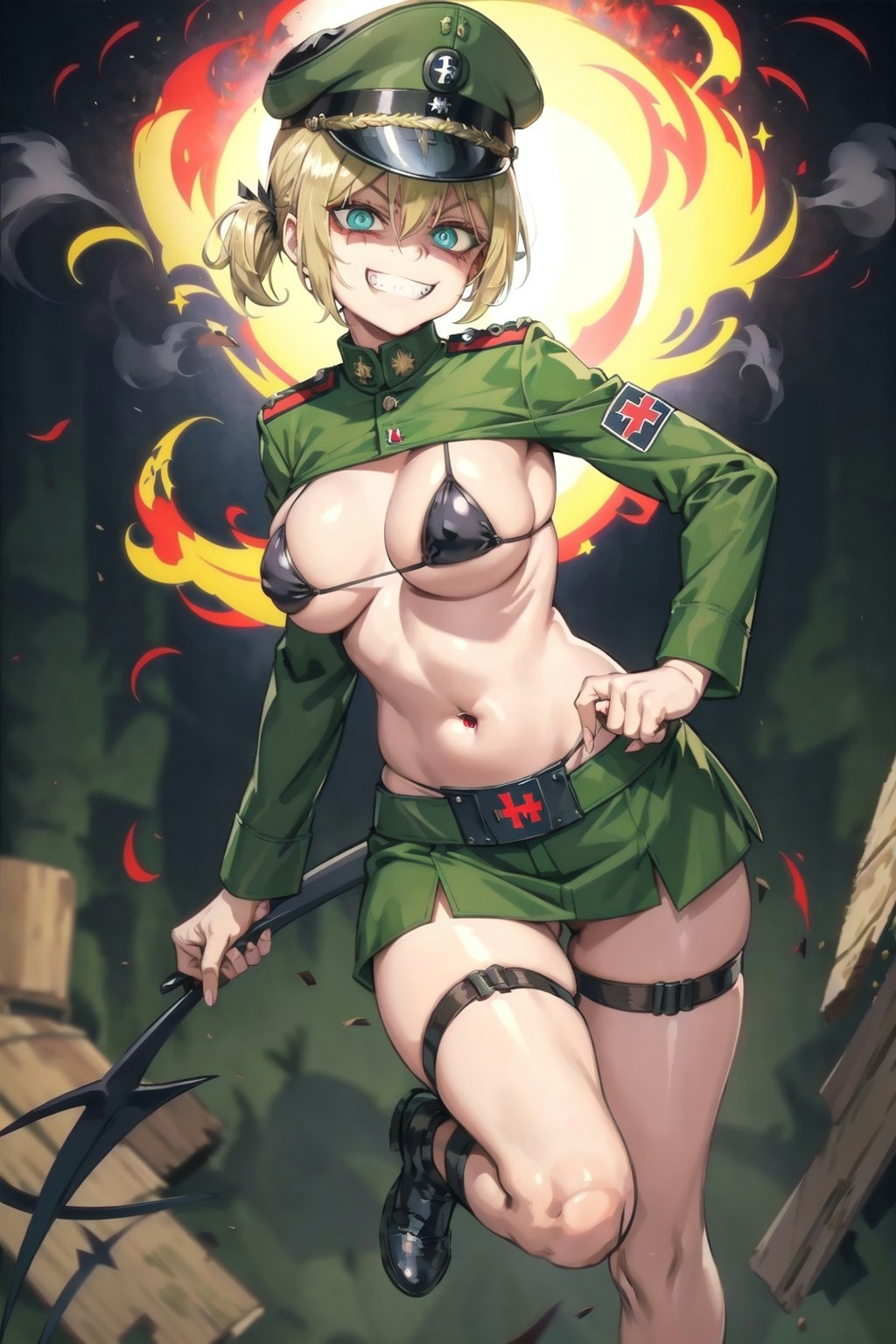 悪魔の女軍人