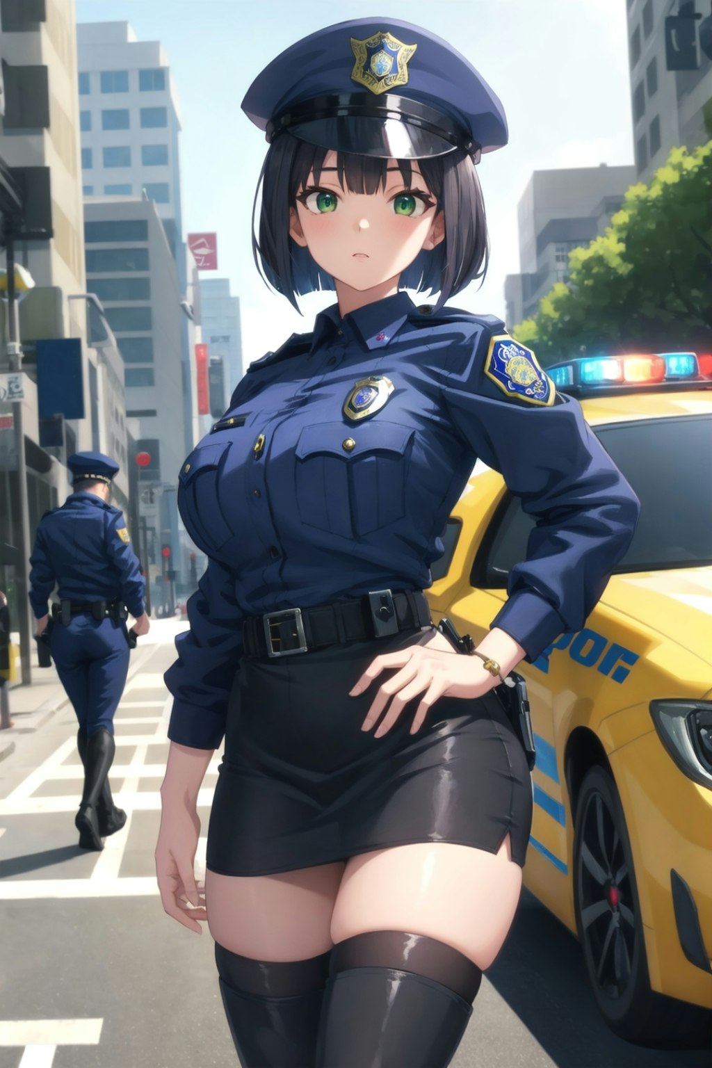 女子高生は1日警察署長💕