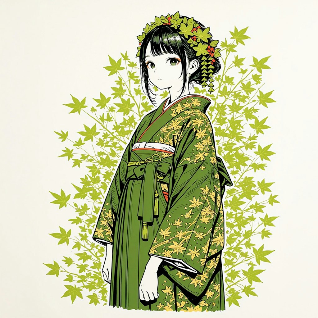 初夏 青紅葉