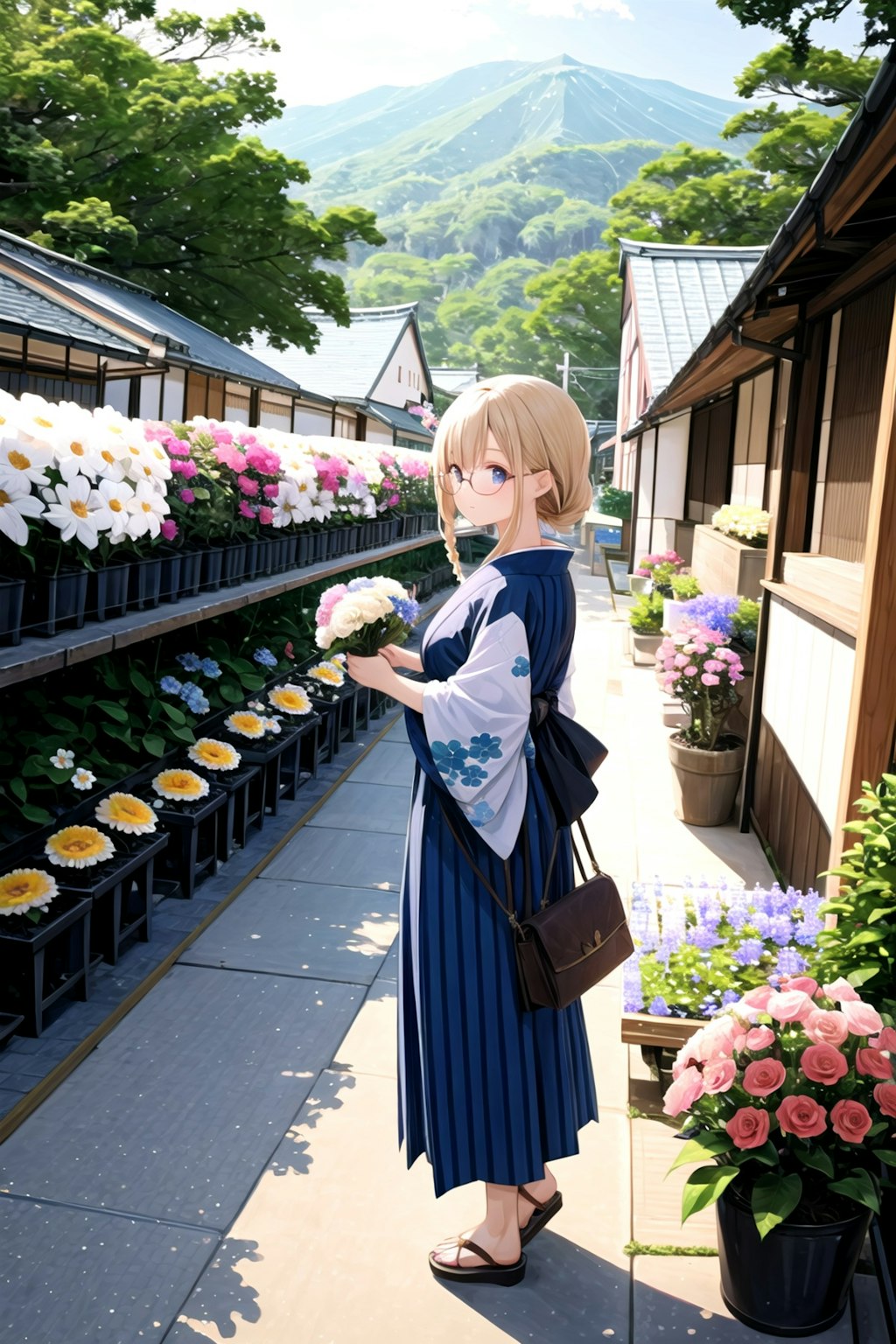 日本一の花の生産地から眼鏡三つ編みっ娘が花を贈るまちへ