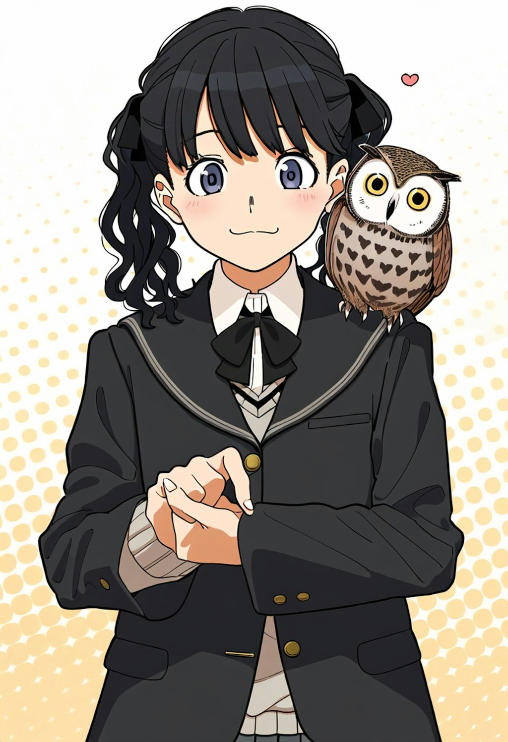 フクロウと小糸