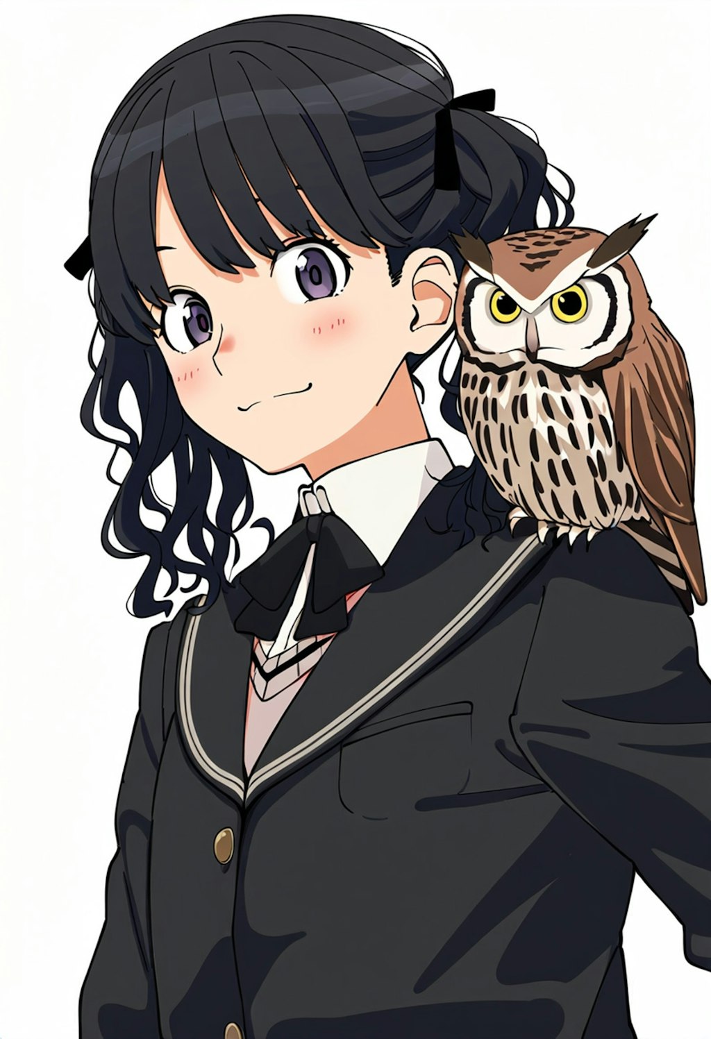 フクロウと小糸