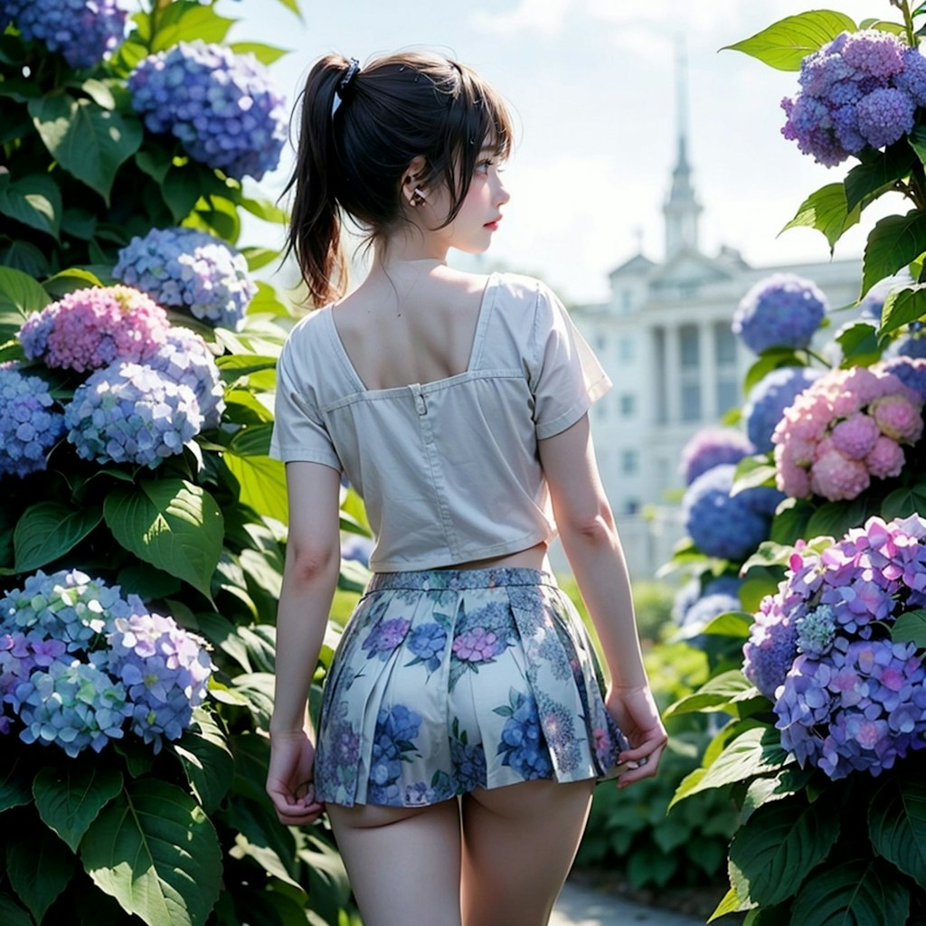 Hydrangea Flower Girl