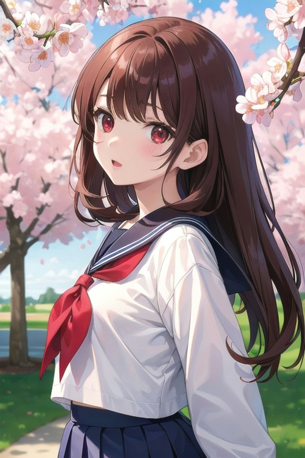 満開の桜