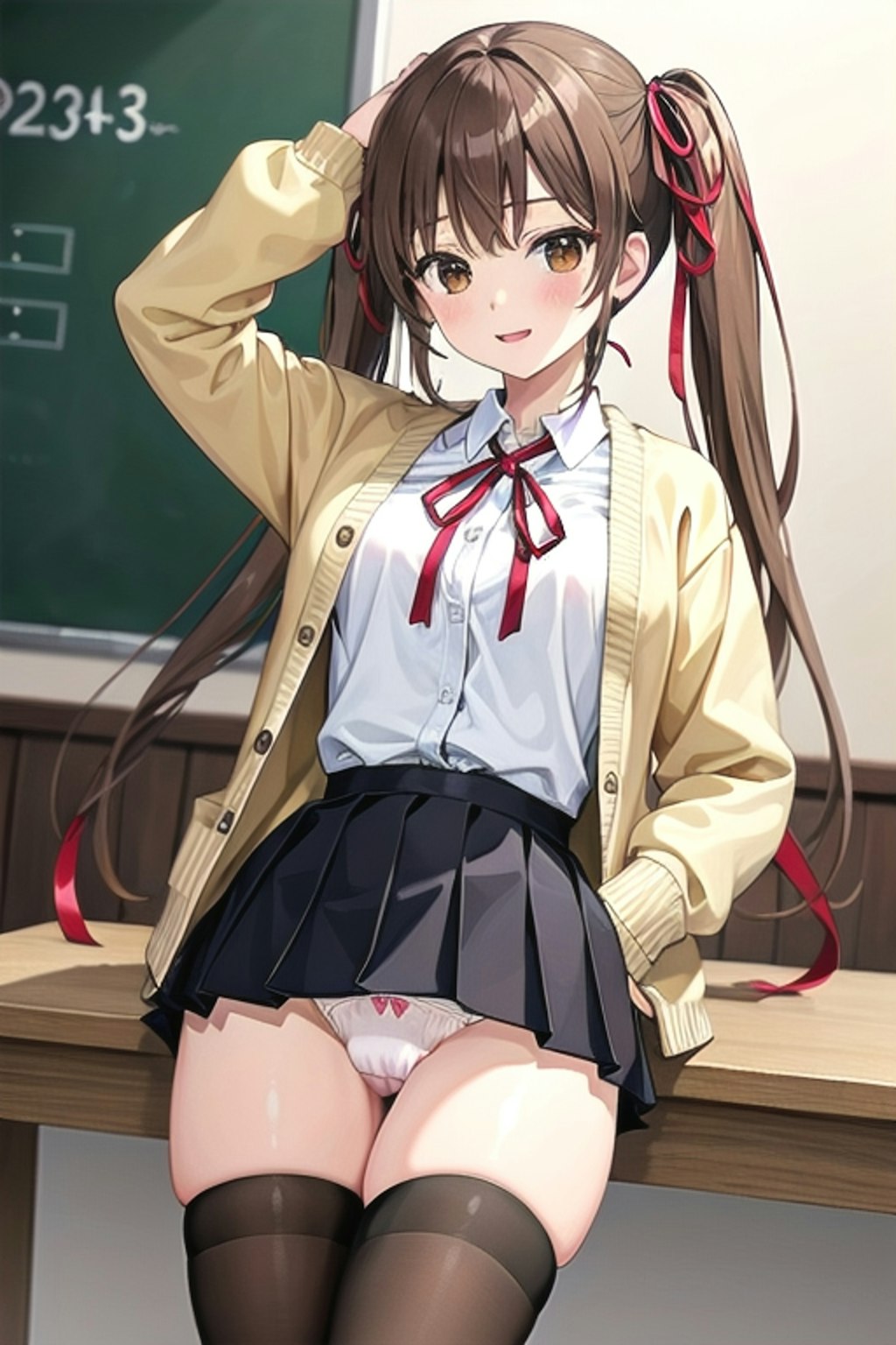 School twintails girl