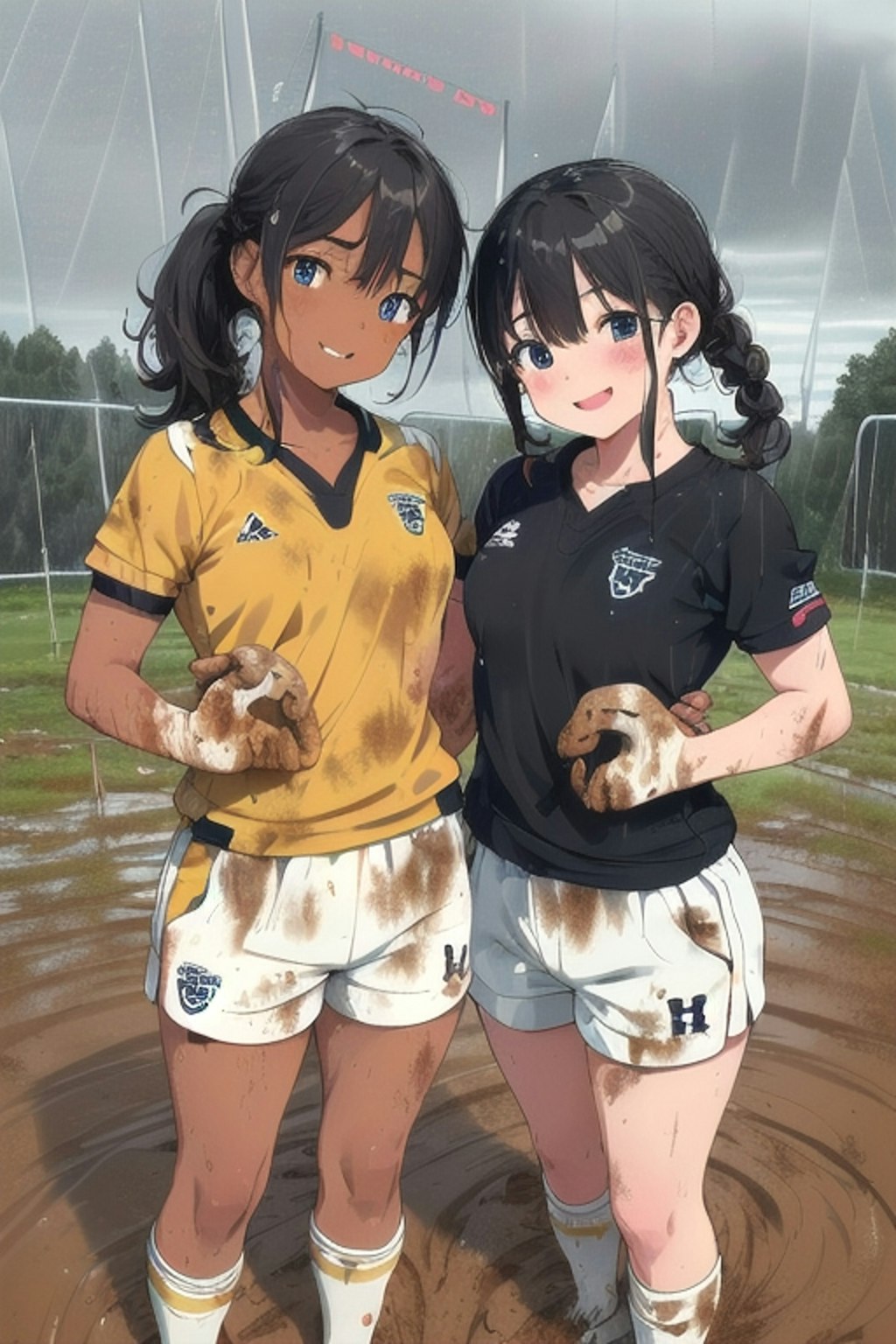 🏉泥まみれの女子ラグビー 70