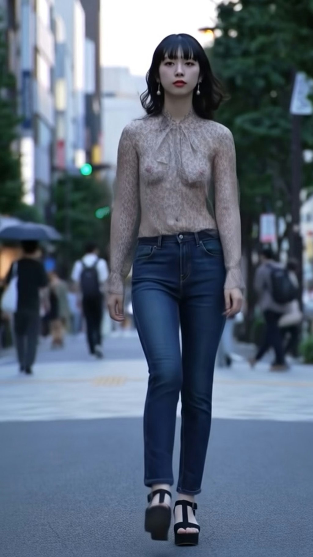 街中の違和感