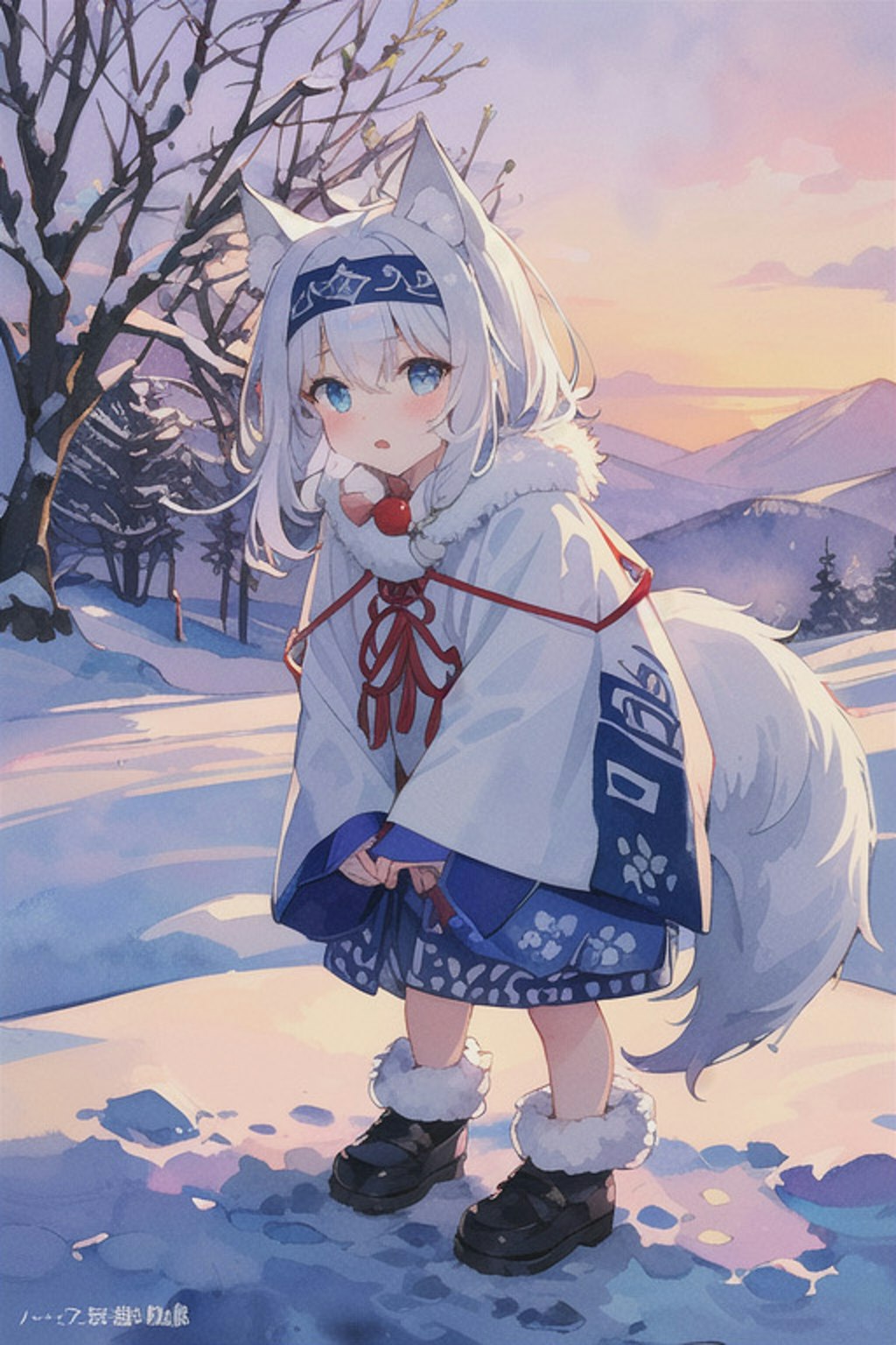 雪狐の神　ウパシチロンノップカムイ