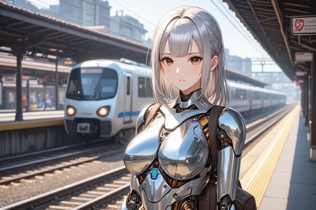 鉄道の日のメカ子