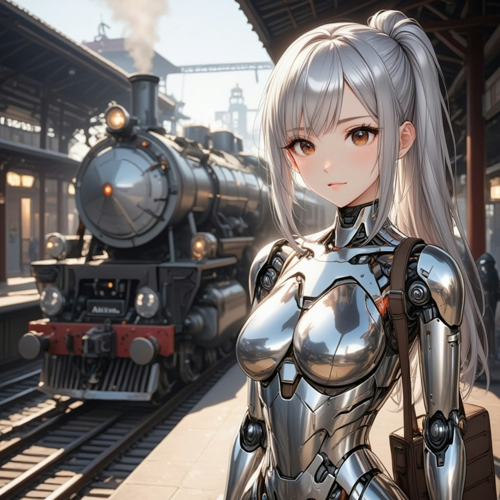 鉄道の日のメカ子