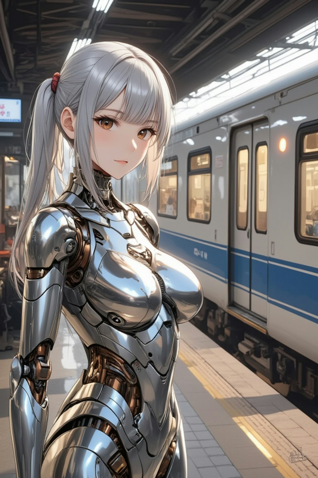 鉄道の日のメカ子