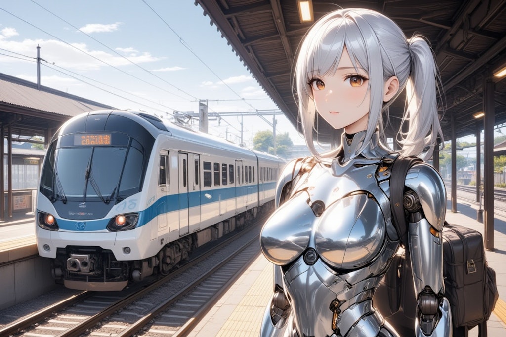 鉄道の日のメカ子