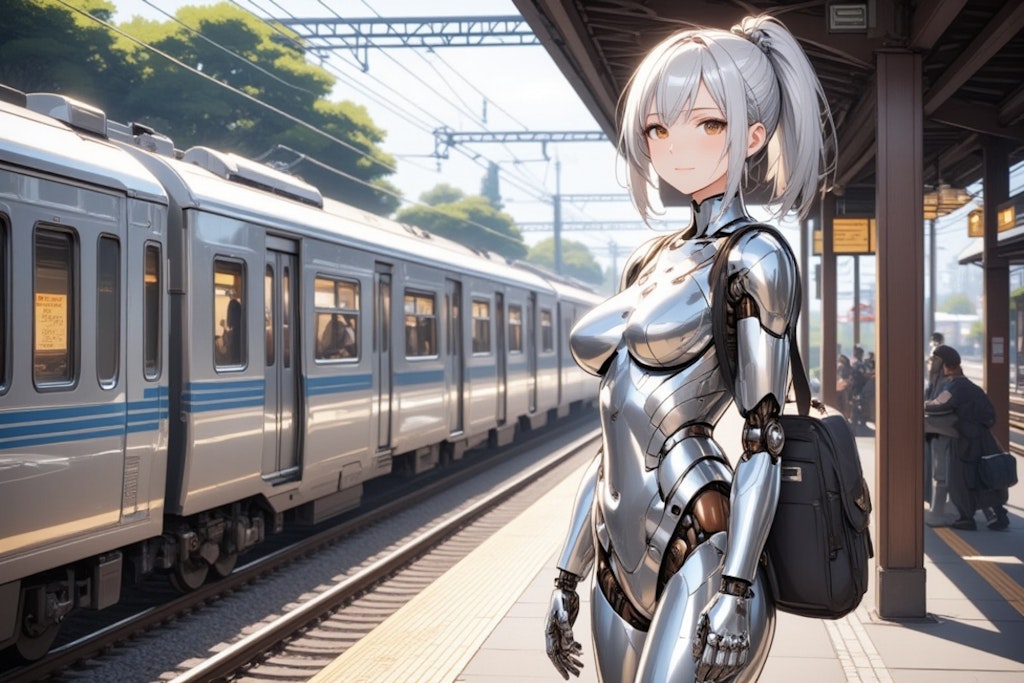 鉄道の日のメカ子