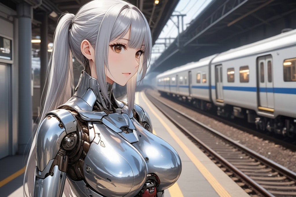 鉄道の日のメカ子