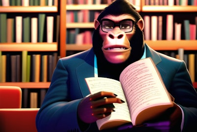 How did AI visually represent intelligence using gorilla?