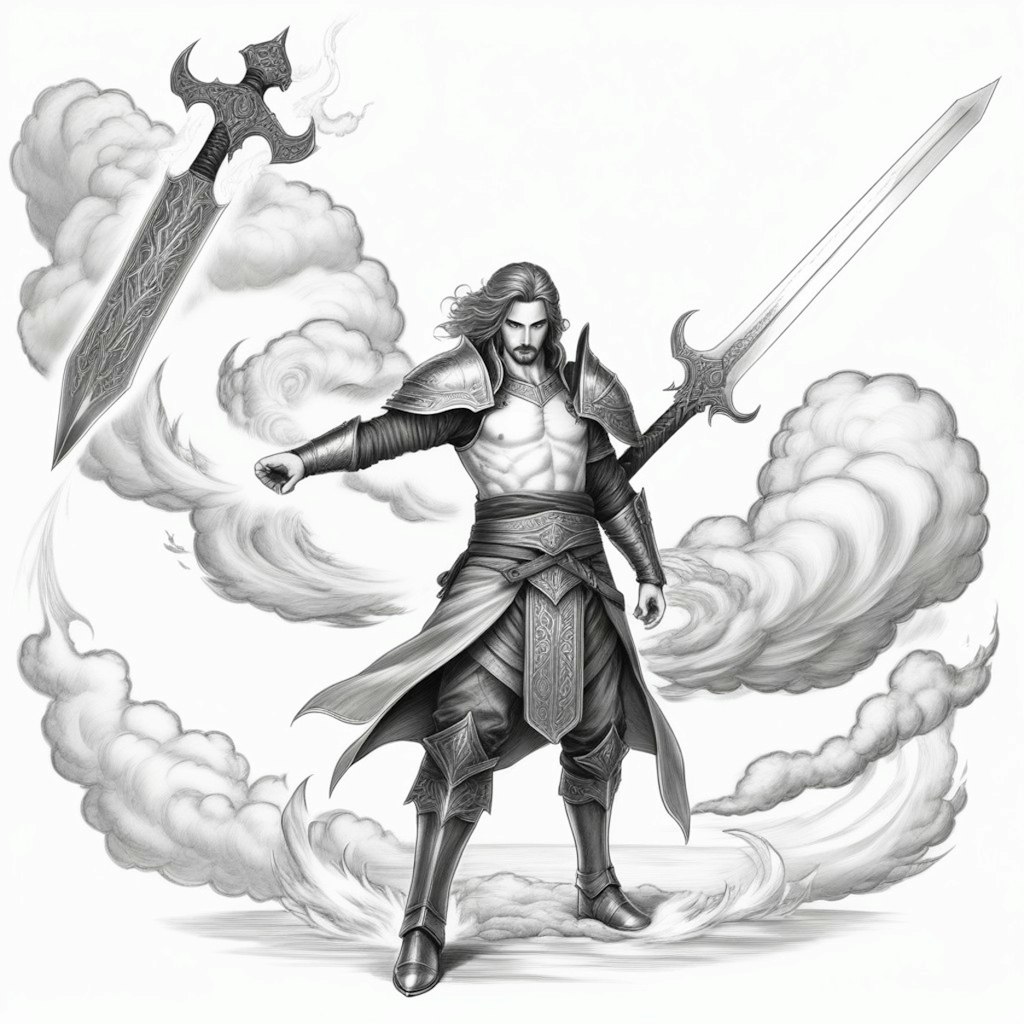 Cloudcutter, the living sword