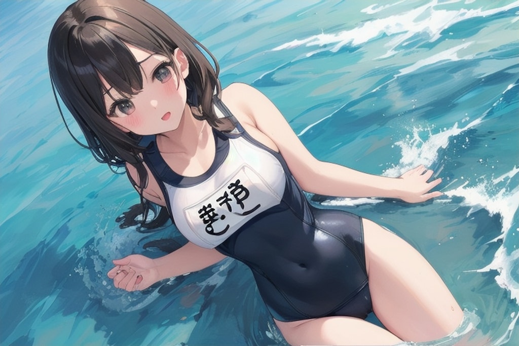 日本の夏、スク水の夏