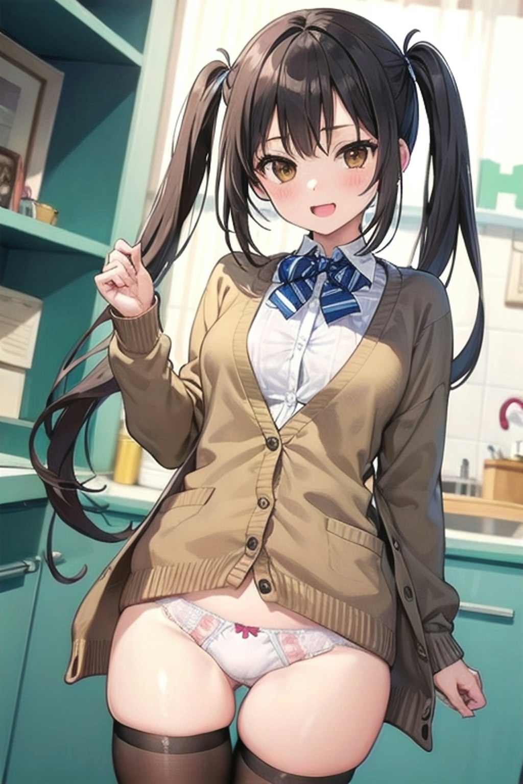 School twintails girl