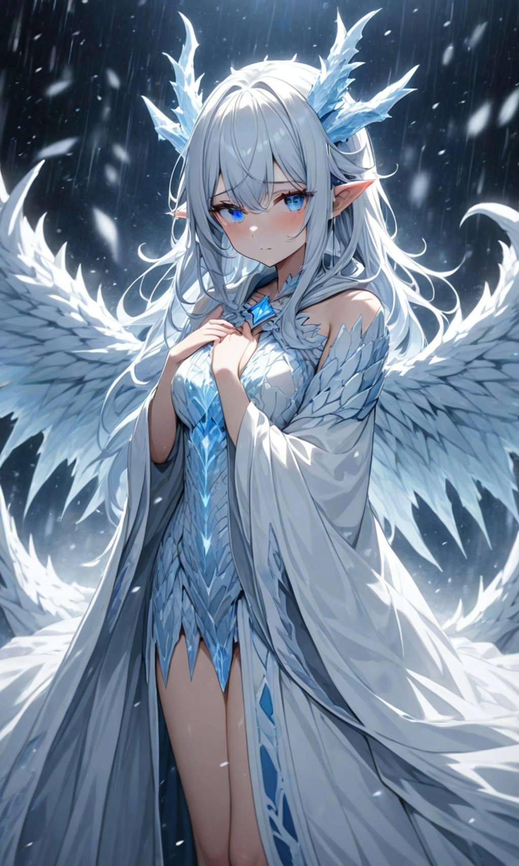 Ice dragon girl