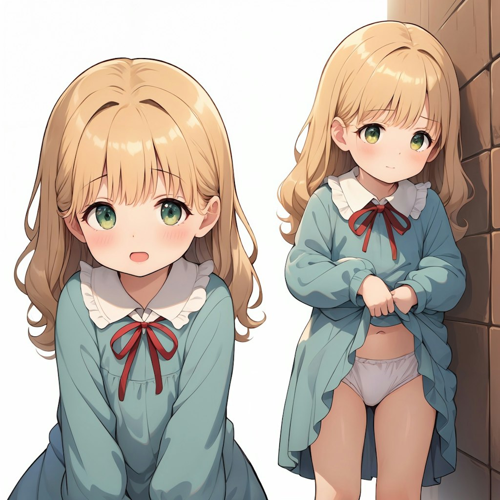 幼女頼み込んでおぱんつをみせてもらう