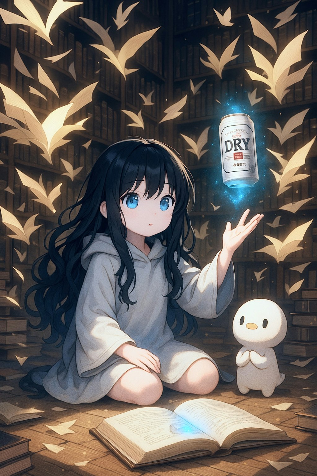 ビール本の少女