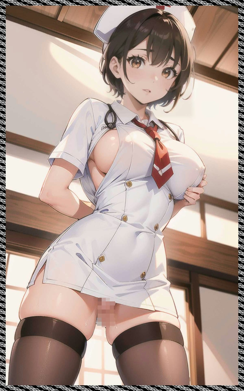 巨乳エロナース　 big tits erotic nurse