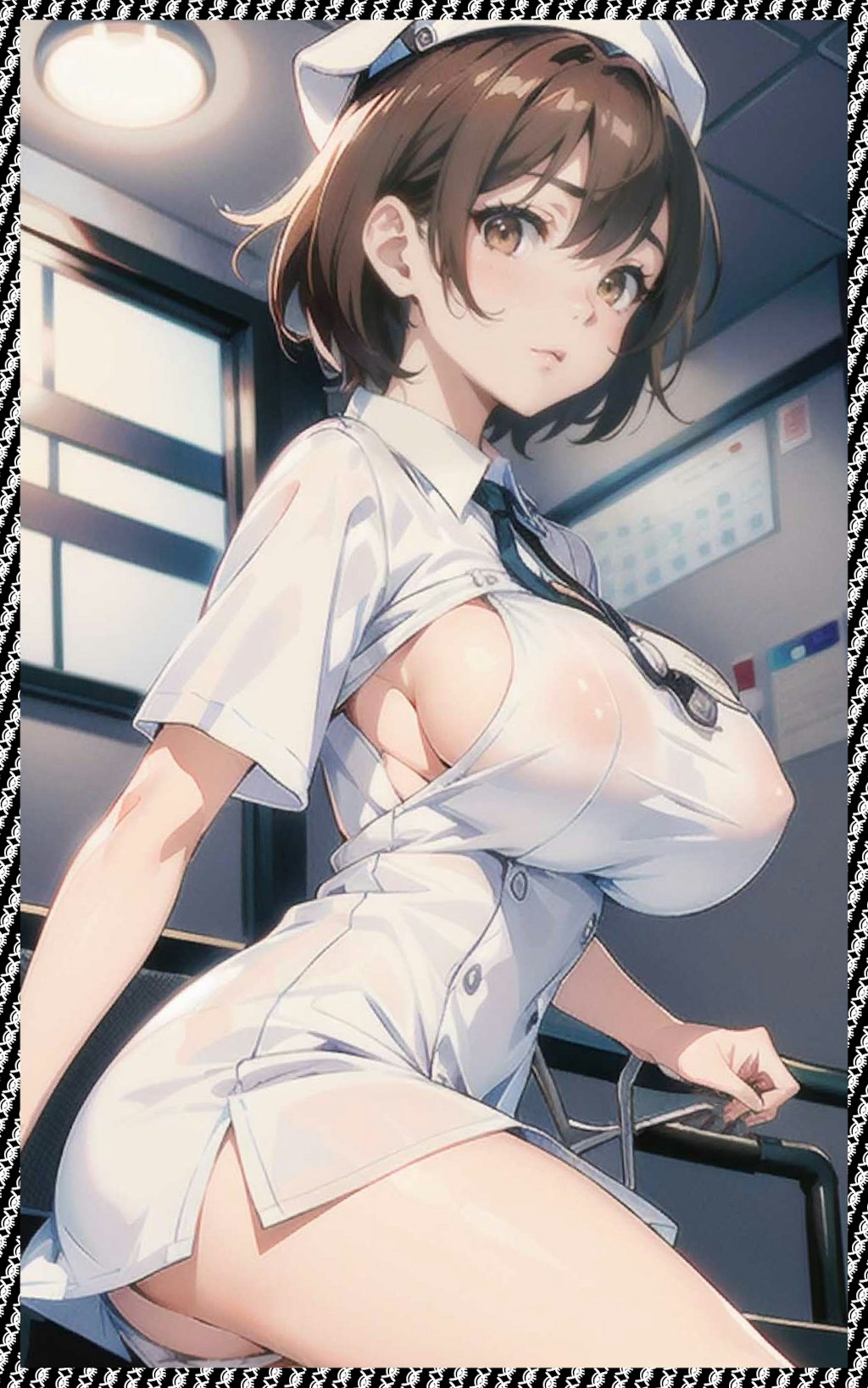 巨乳エロナース　 big tits erotic nurse