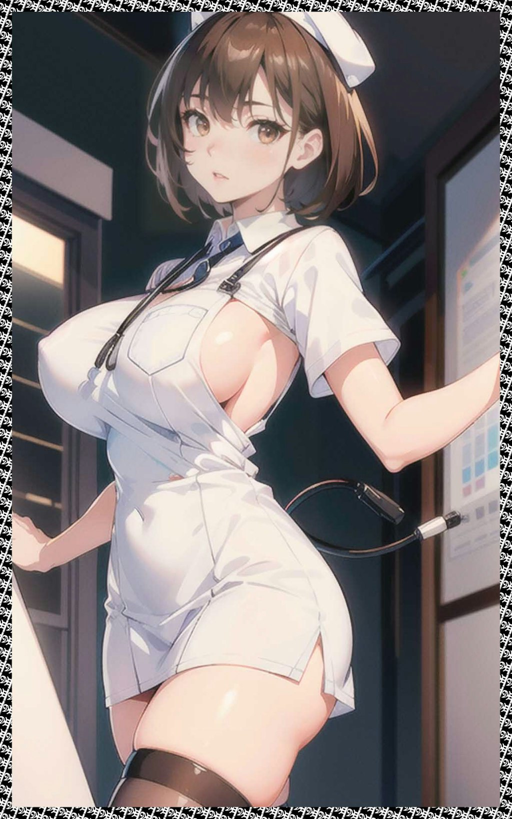 巨乳エロナース　 big tits erotic nurse