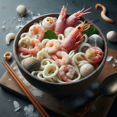 冷凍seafood noodle