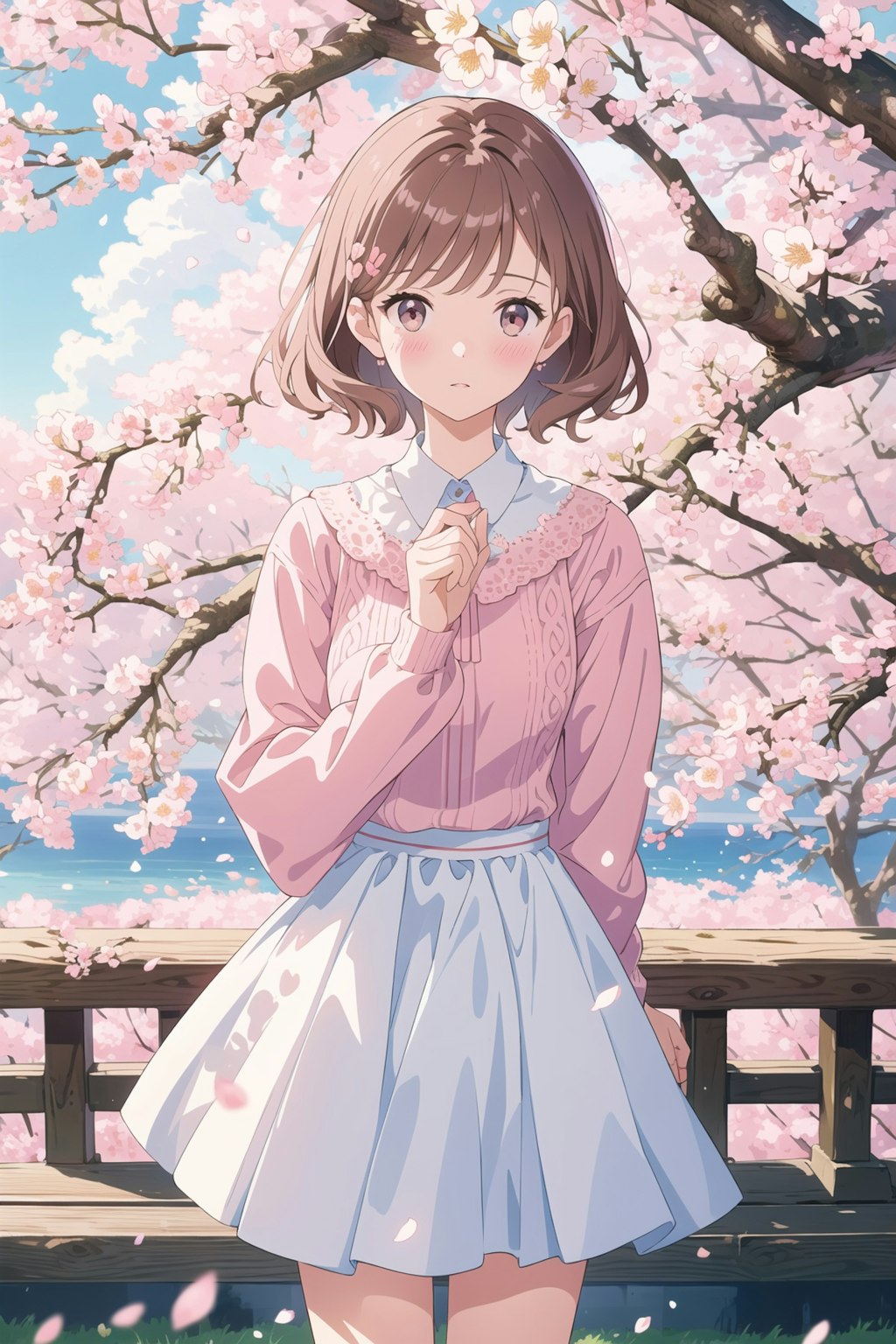 ♥桜よりももっと私を見つめてよ♥