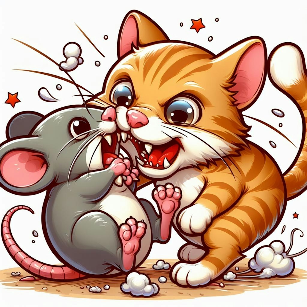 窮鼠猫を噛む