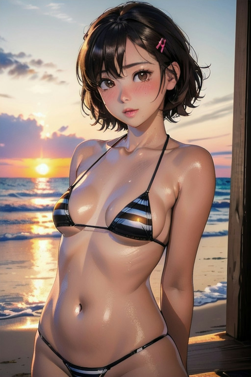 シマシマ水着👙👙👙💕#2