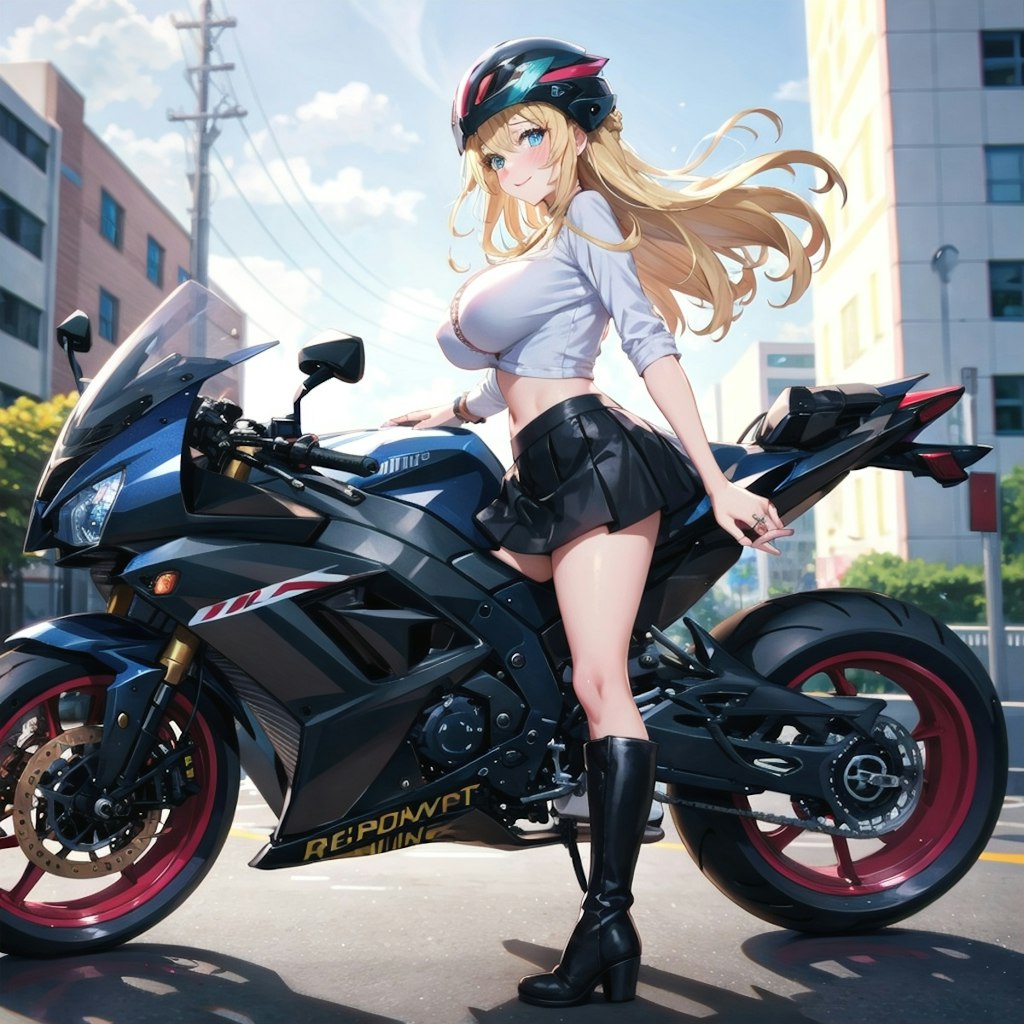 バイクと香苗さん