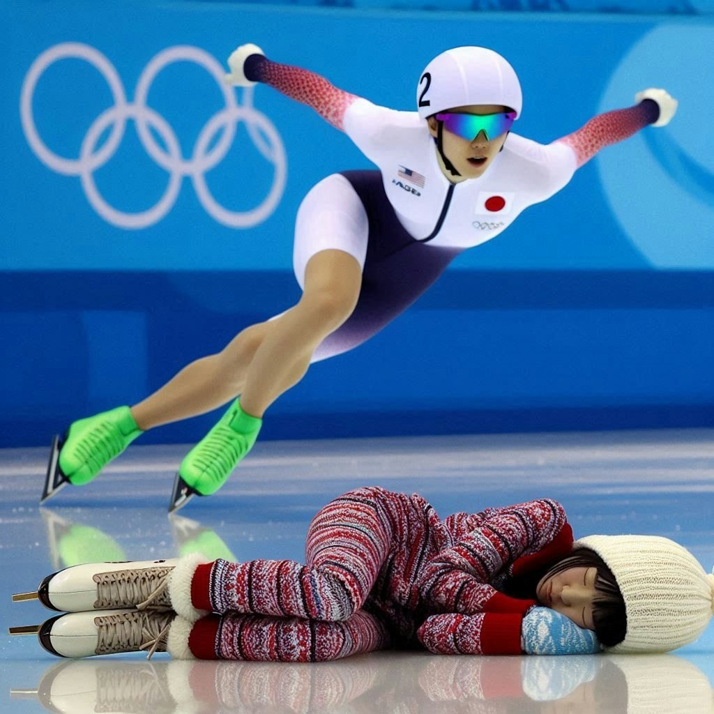 【謎画像】冬季五輪で眠る女の子たち