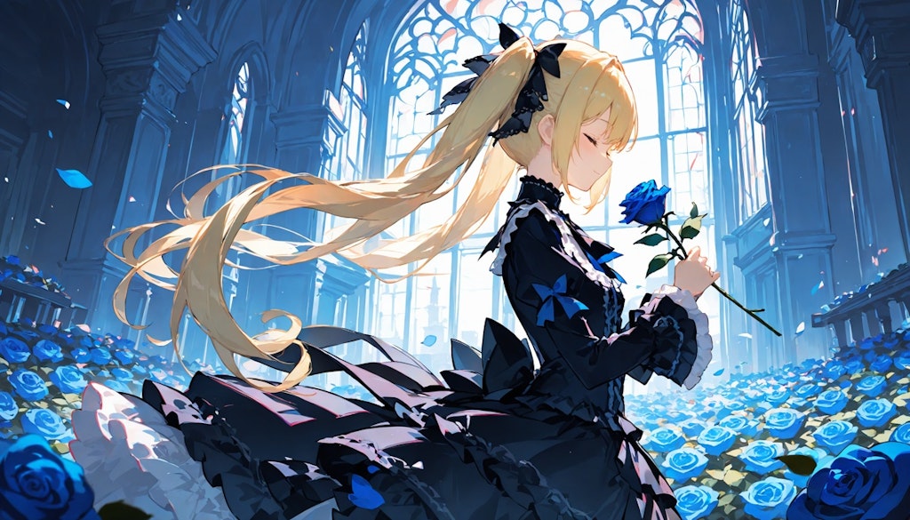 青薔薇に誓う