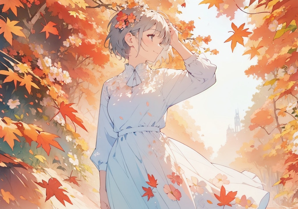 看板娘　autumn