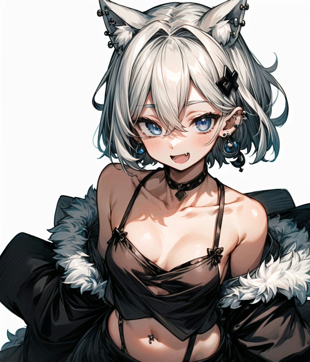 ケモミミピアス -Piercing Wolf Girl-