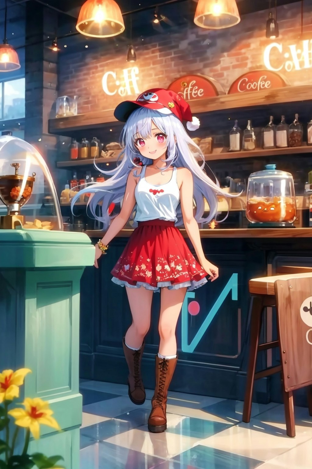 🧢の白髪ちゃん