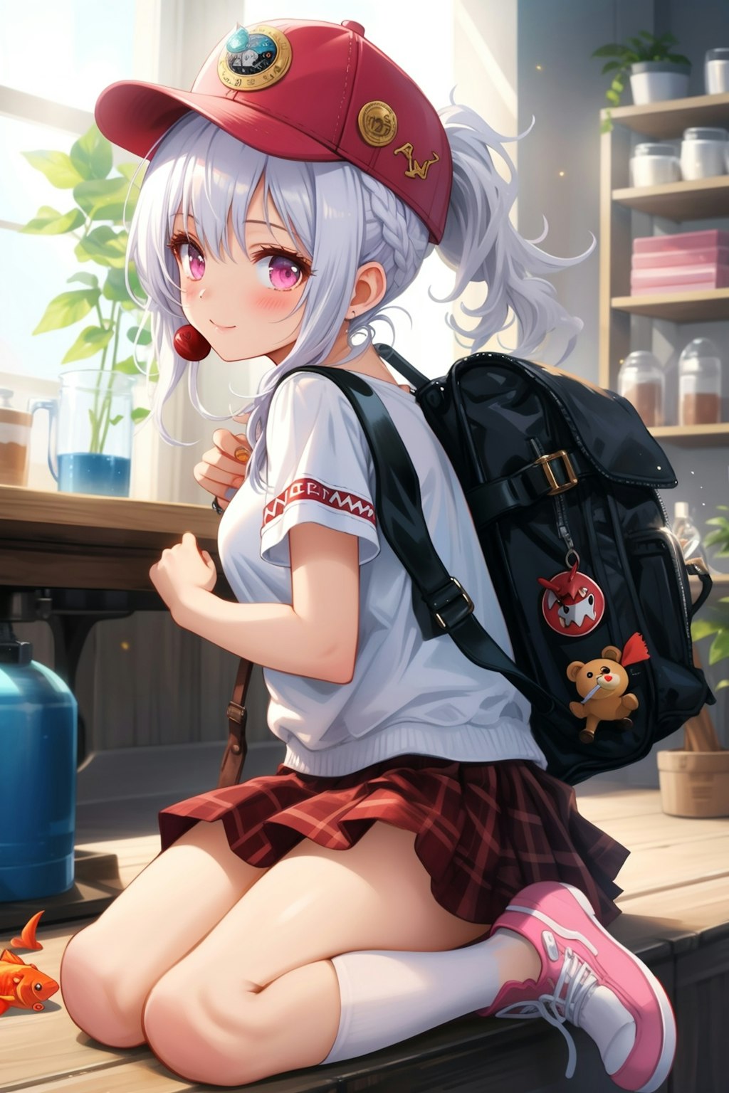 🧢の白髪ちゃん