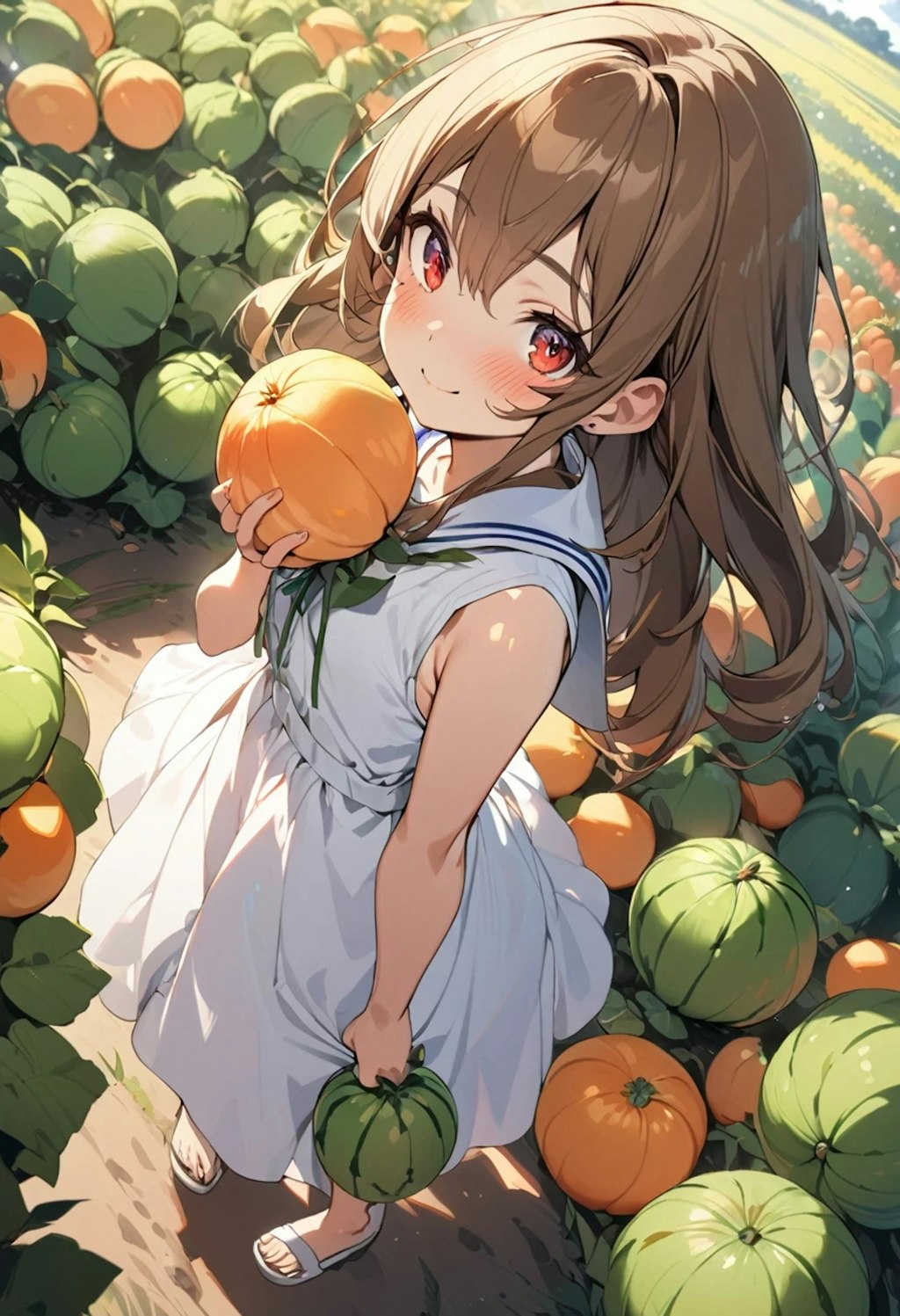 メロンの収穫！Melon harvest!