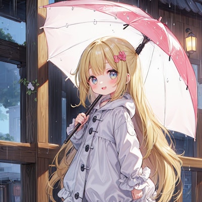 傘と雨