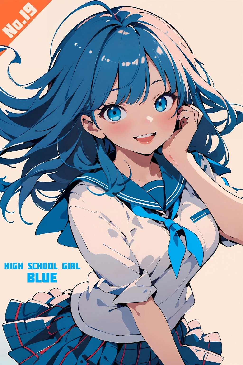 【19】High School Girl [blue]