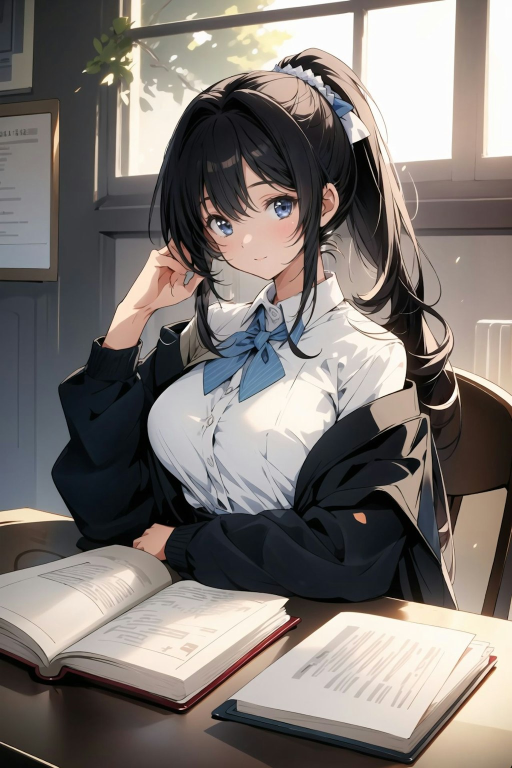 読書の秋と少女