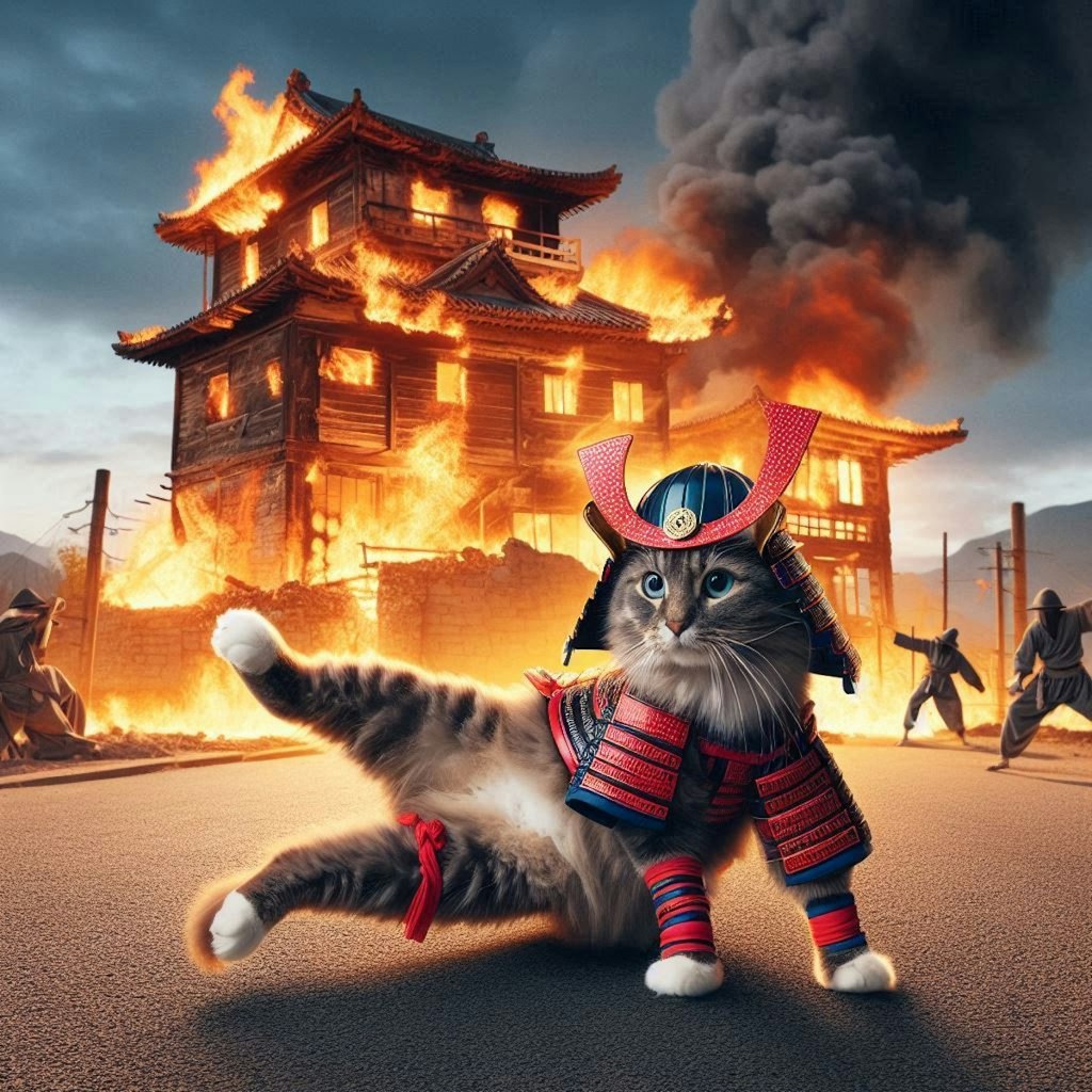 お侍様の戦い方じゃない…