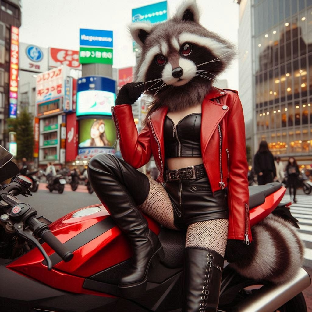 アライグマ娘は綺麗好き