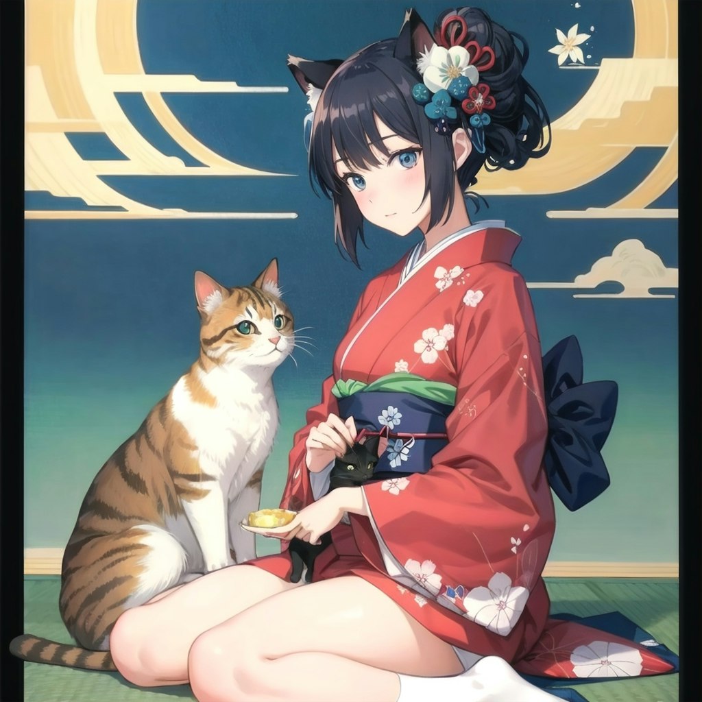 猫と猫娘