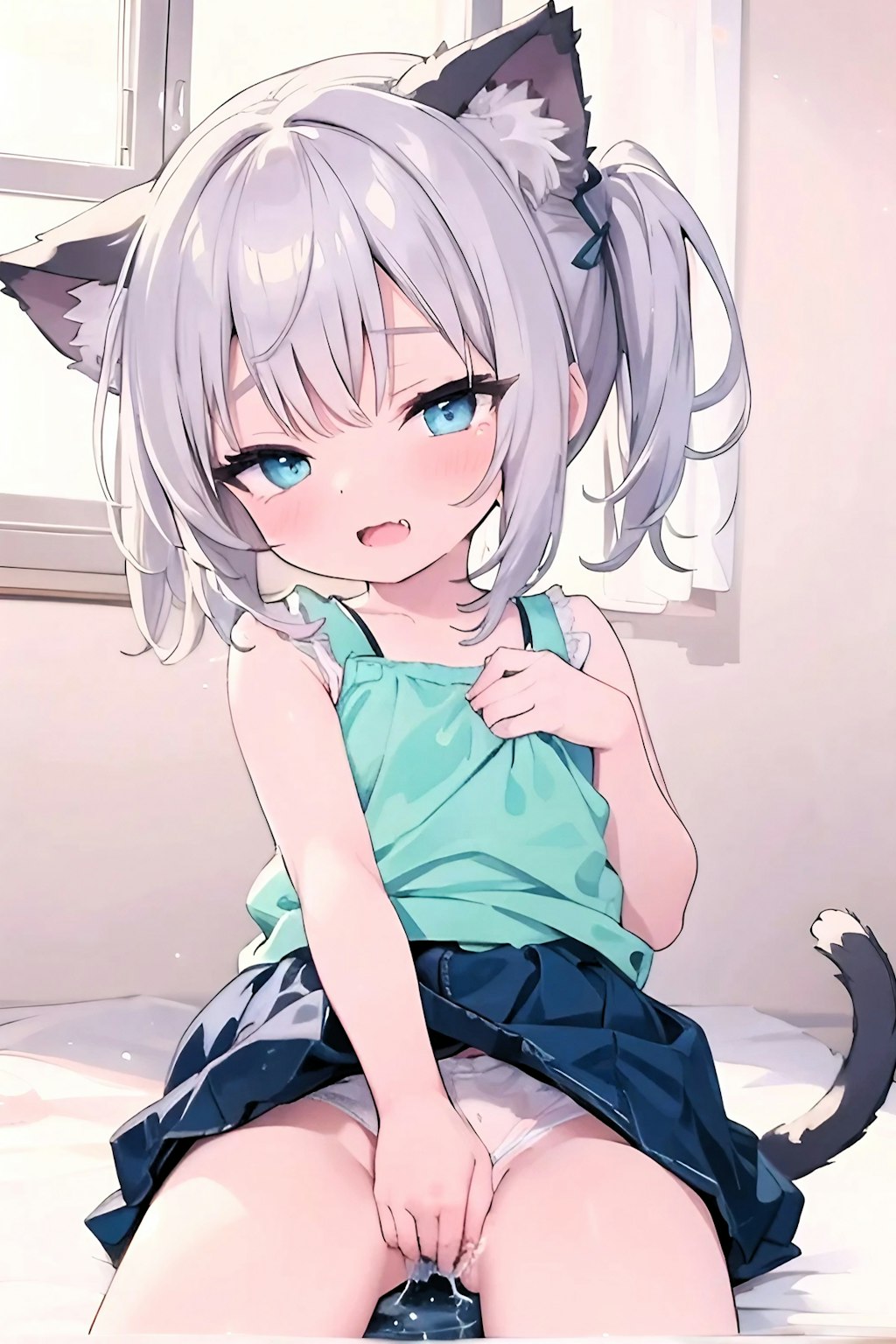 ねこみみ少女 おなにー・・・❤