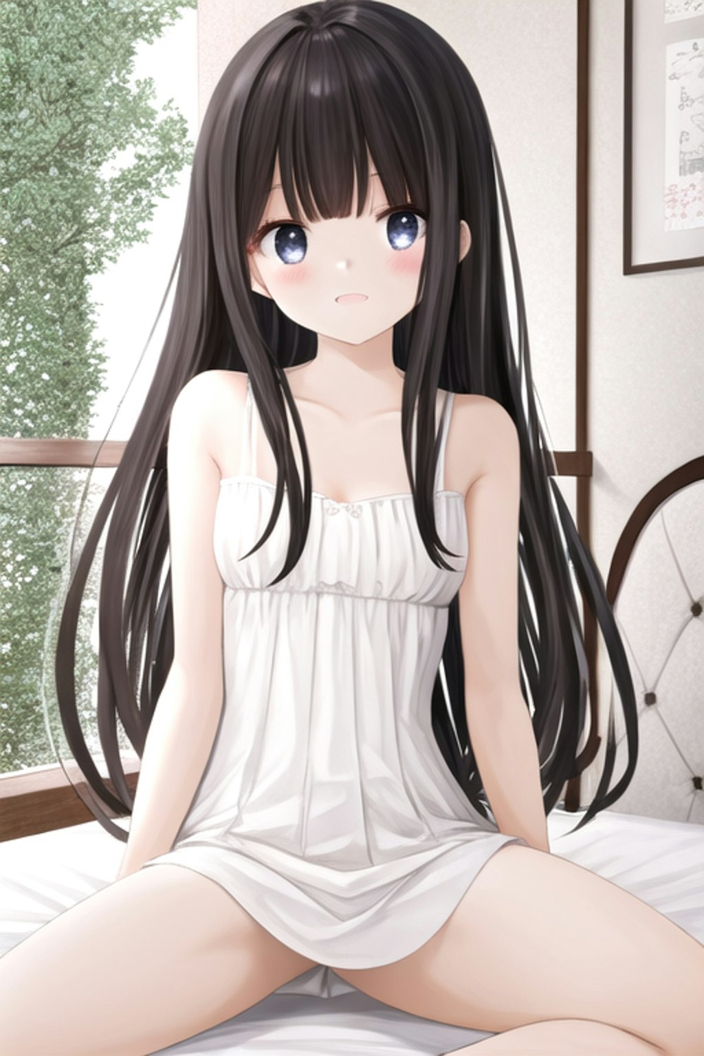 七夕というプロンプトで生成された女の子