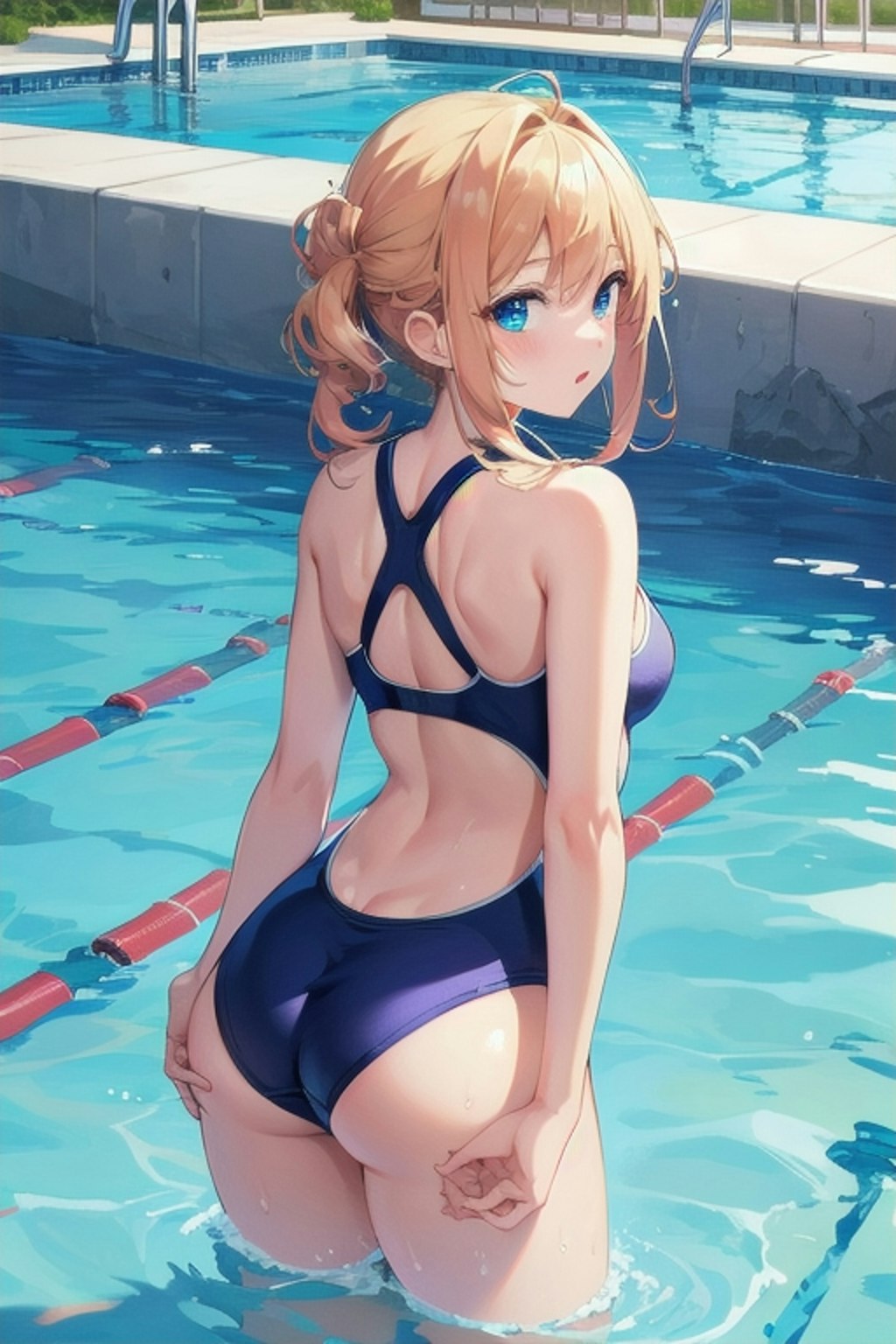 スク水の女の子