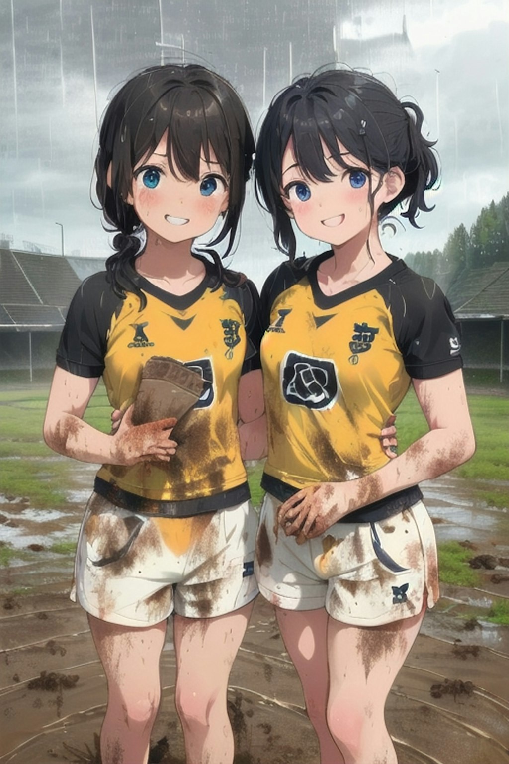 🏉泥まみれの女子ラグビー 67